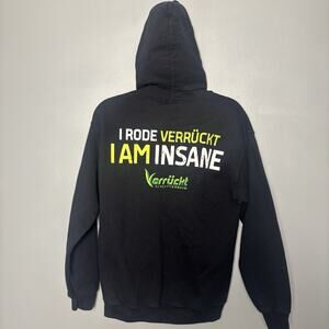 Schlitterbahn Verruckt Hoodie Black Medium Water Park Theme Park Ride